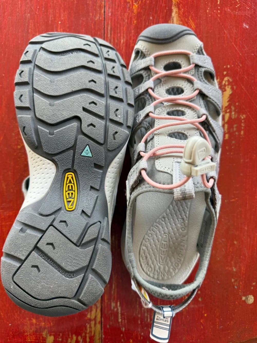 KEEN gray sandals 8.5 NWT
